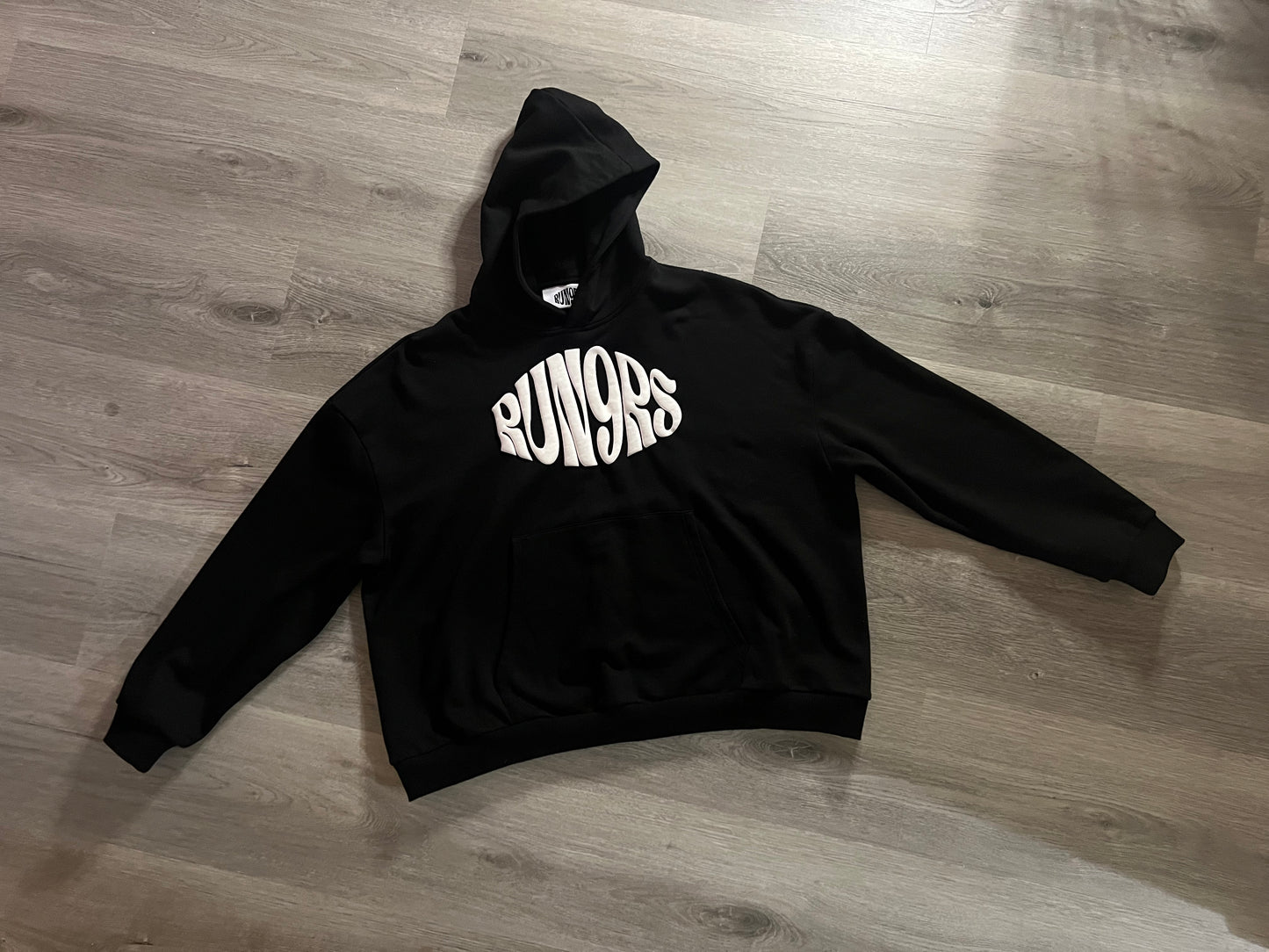 RUN9RS Black Hoodie